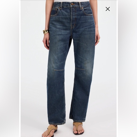 Madewell Denim - Madewell The Darted Barrel Leg Jean Dark Wash Women’s Size 28
